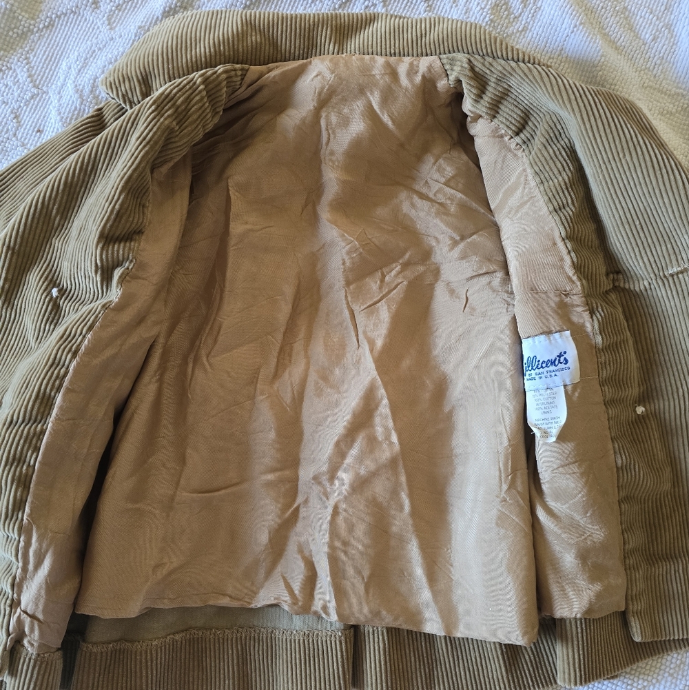 MILLICENTS OF SAN FRANCISCO Vintage Corduroy Jacket - Picture 6 of 8